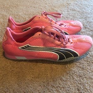 Pink Mesh Puma Shoes